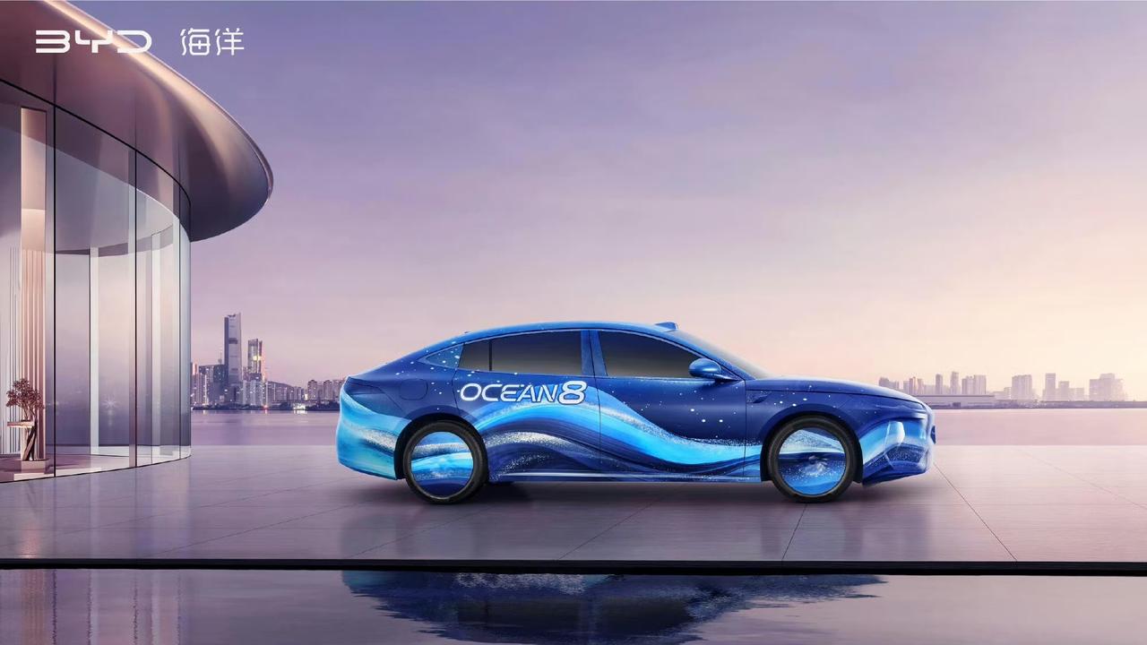 比亚迪海豹08和海狮08官图亮相，海豹08定位中大型轿跑，海狮08定位中大型