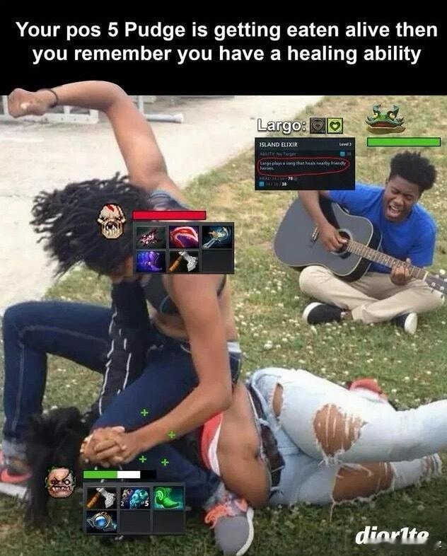 哈哈哈你体会过绝望吗！dota2