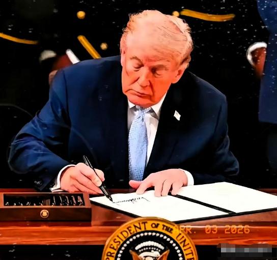 美国那边传来新消息 2026年4月2日，美国白宫放出个炸锅消息：特朗普亲笔签