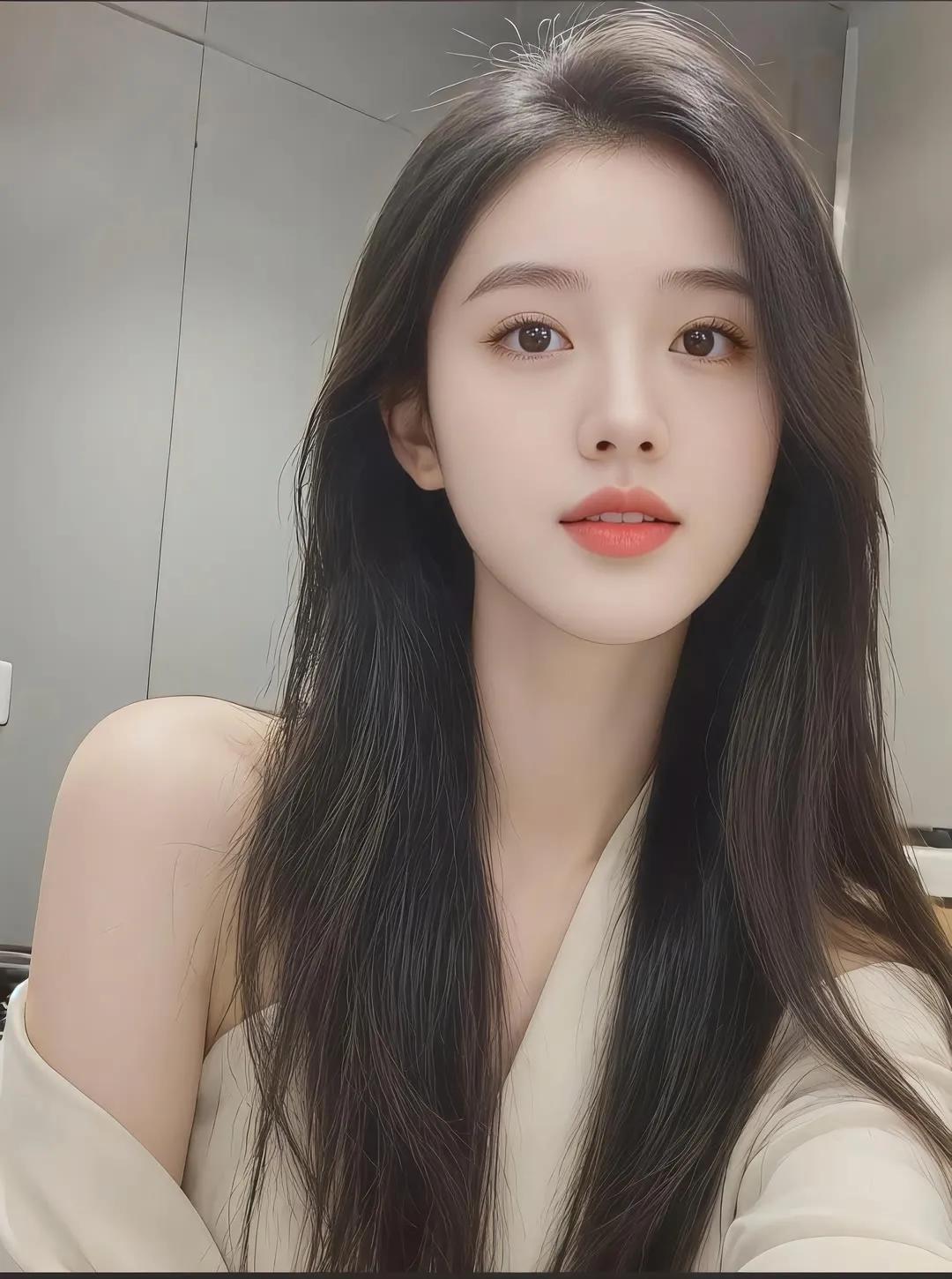 美女长得好漂亮！人见人爱，花见花开街拍高清美女