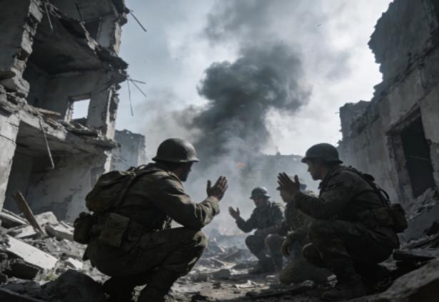 战争一旦打到这个地步，我说实话，谁第一反应都是：这仗还能打吗？ 防空没了，情