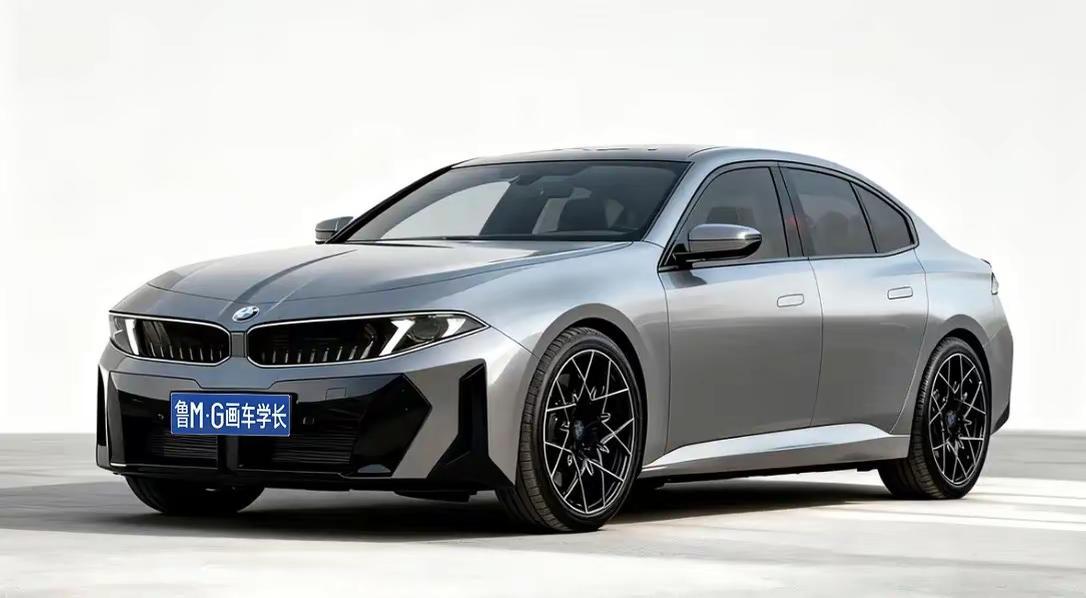 新一代宝马3系的前脸有点丑帅。图1是原版，图2的外灯角改得不是那么锐利了，图3则