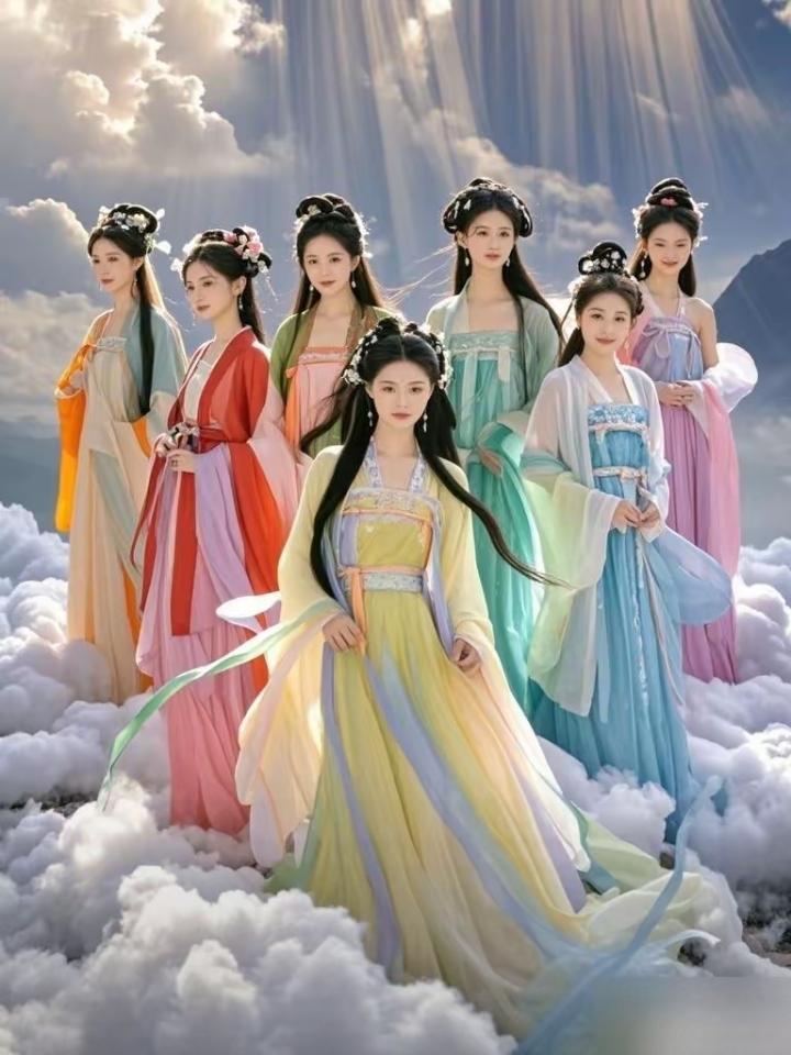 七女本是天上仙，因恋凡尘到人间，王母一道旨意下，……请友续句……？上联