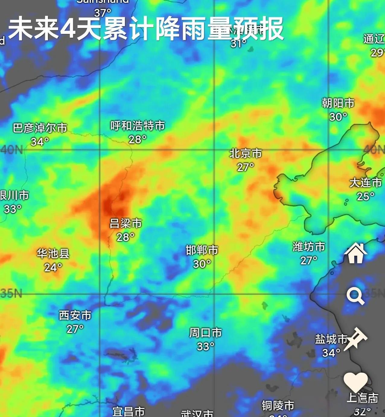 京津冀、山西7月初将迎暴雨分析：已经明确，继续观察中EC数值预报很稳定的给