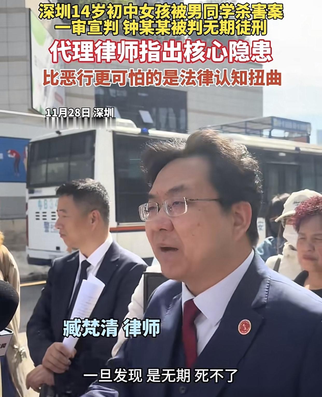 深圳14岁少年被判无期律师：“少年犯罪，比恶行更可怕的是法律认识扭曲，一旦判无