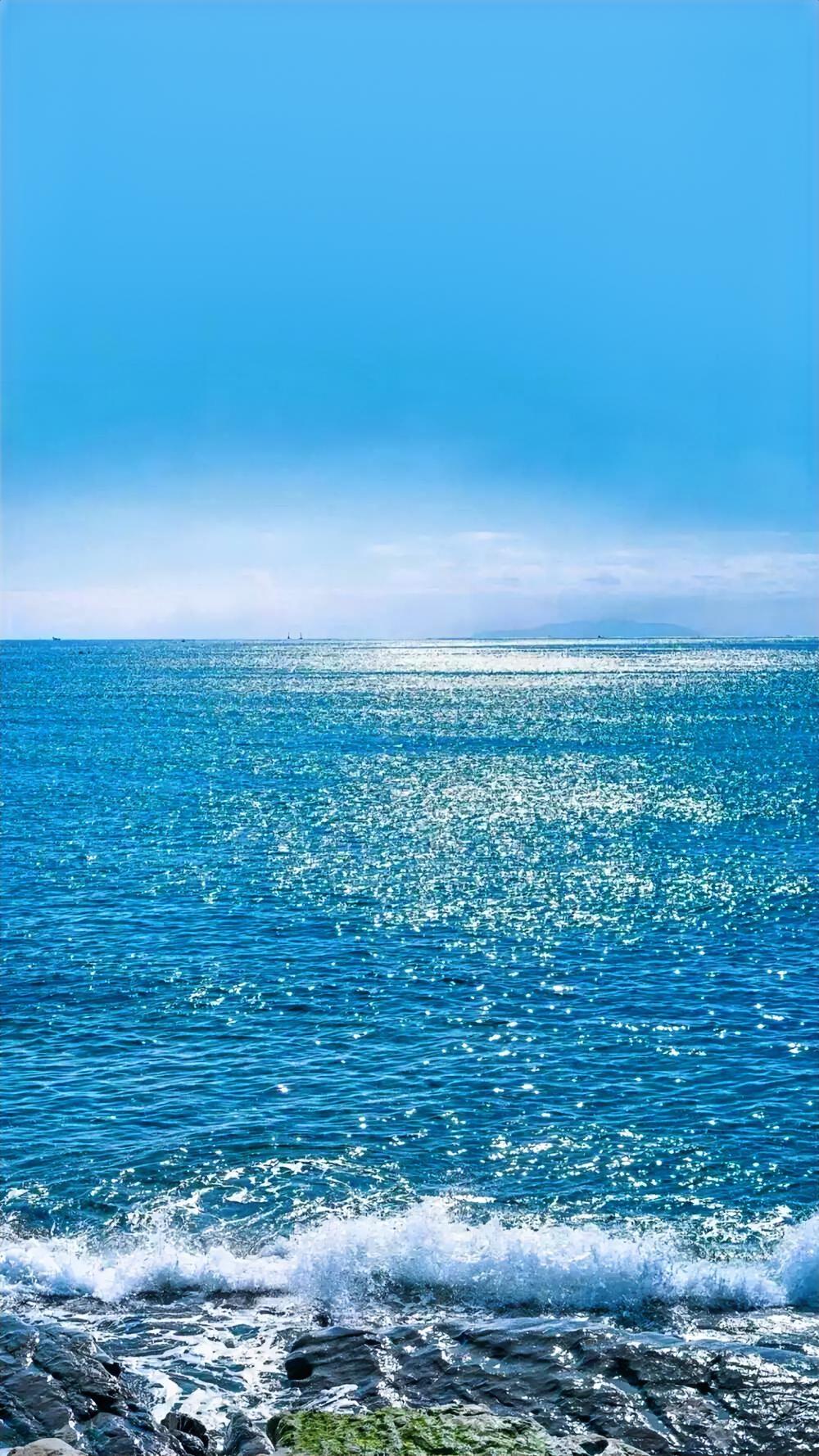 大海的风光美景图，大自然的语言！海边自然美景大海美景海沙滩风景大海