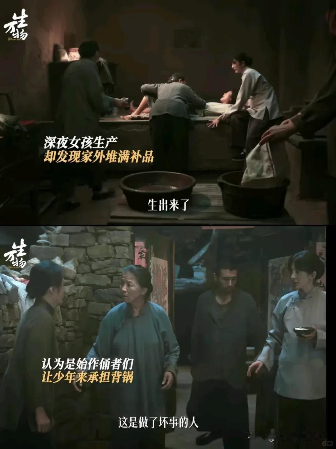 《生万物》细思极恐，所以不光铁头一个人欺负了傻挑吗？傻挑生孩子了，结果铁头门