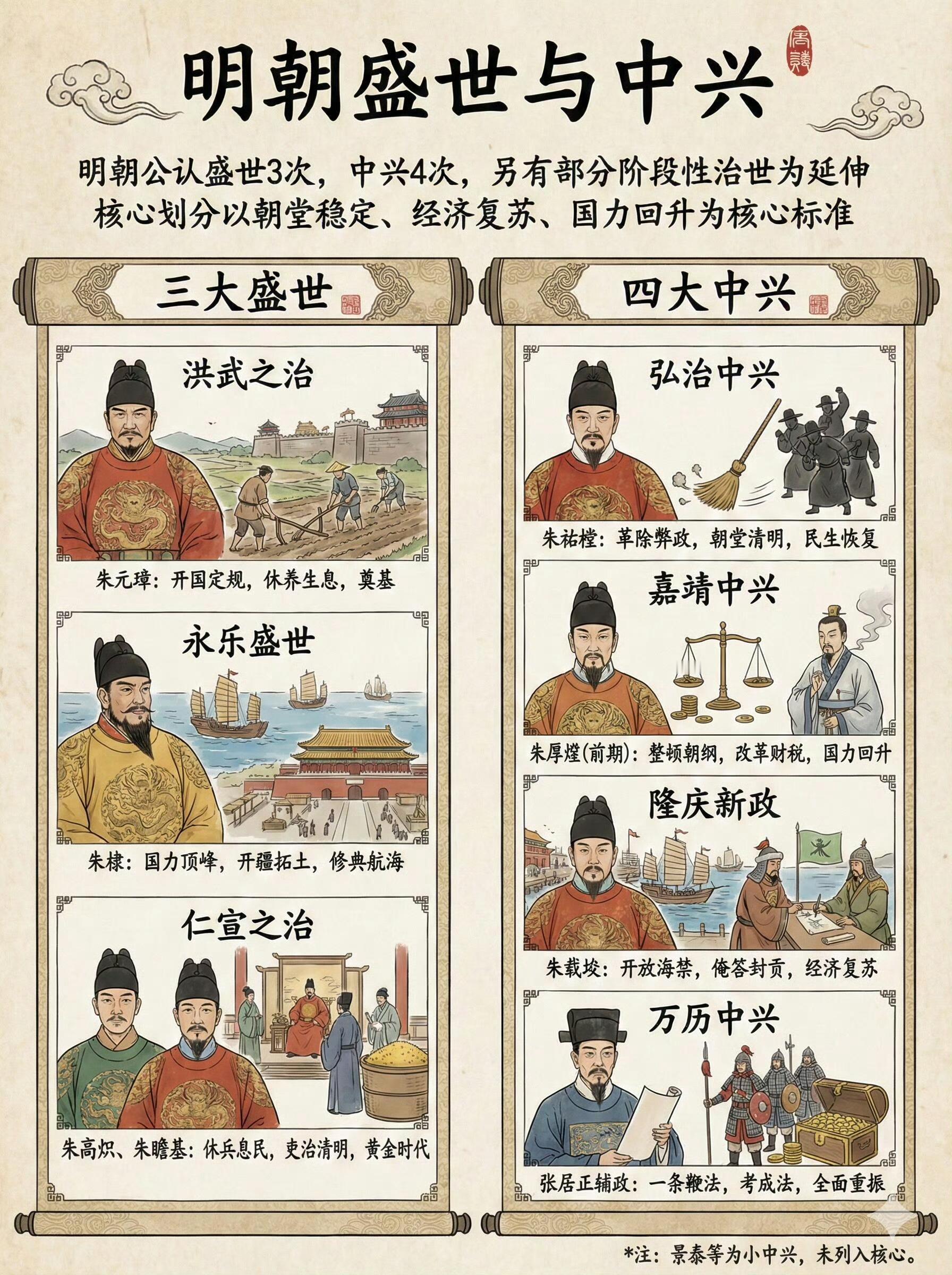 明朝盛世与中兴历史知识不许悼明