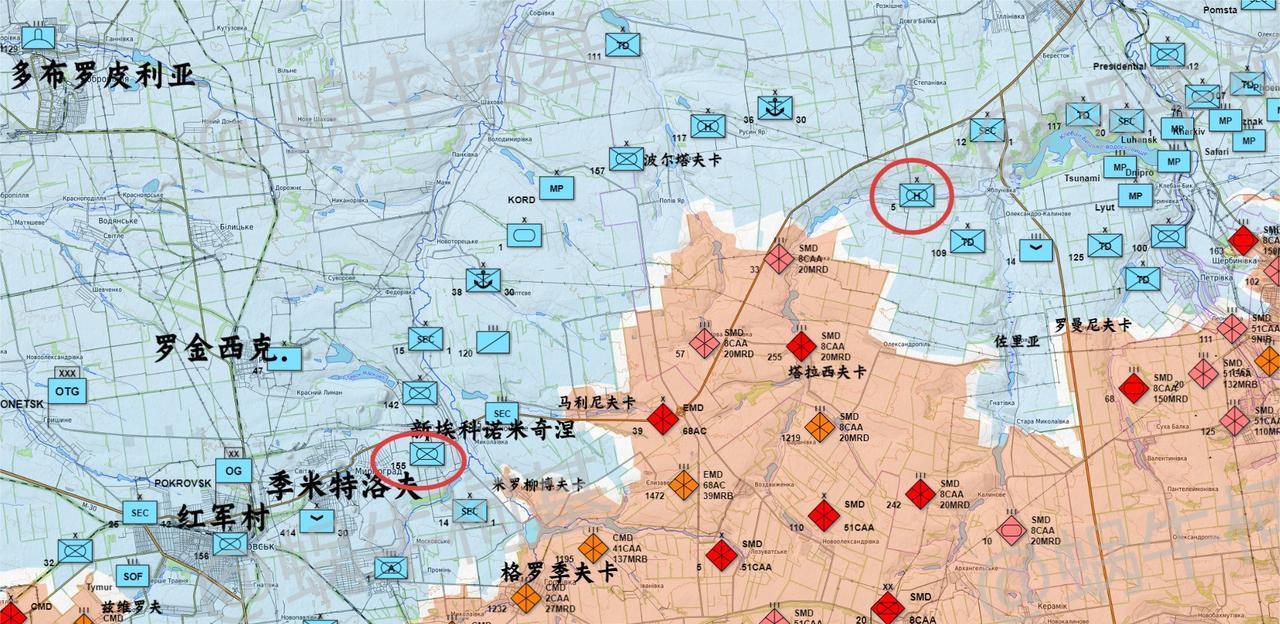 为了防止俄军攻克罗金西克和新经济城（新埃科诺米奇涅），截断红军村方向乌军的补给线