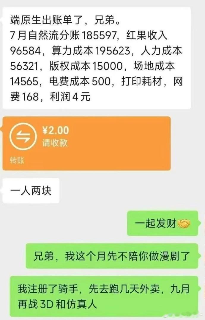 AI漫剧收入93万真假还是这个更真实一点吧？​​​
