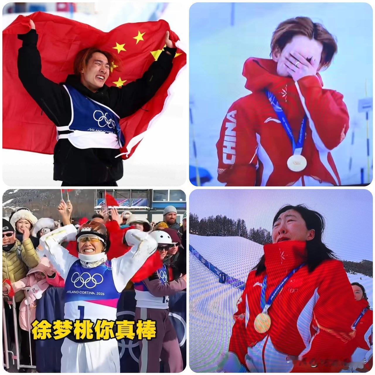 今夜破防！两位冠军含泪封神，中国冰雪燃爆米兰冬奥米兰冬奥夜，中国双金闪