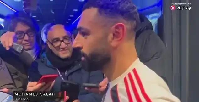 利物浦不胜，萨拉赫混合采访区主动发难，明确说自己不想被当成替罪羊，现在跟斯洛特已