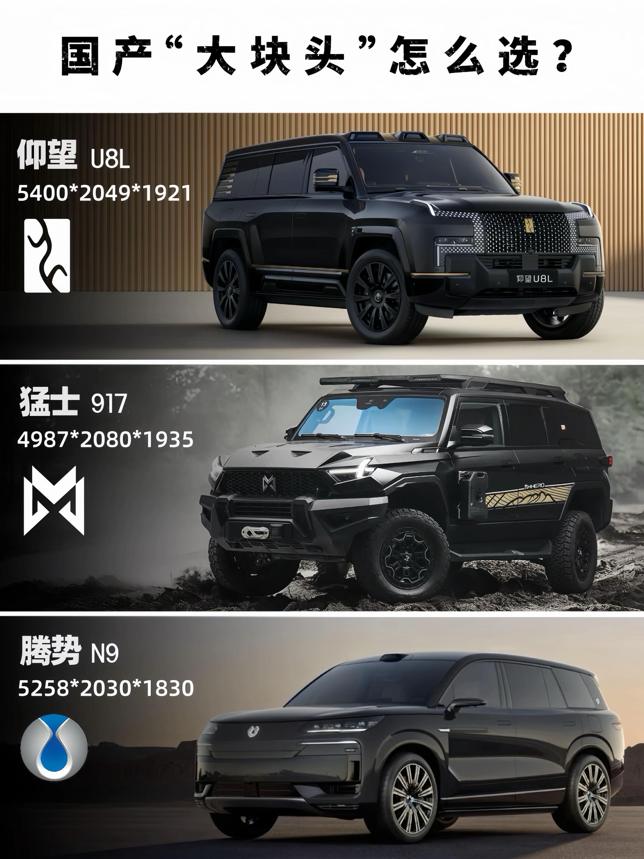 男人钟爱的9款“大块头”SUV，你会怎么选？