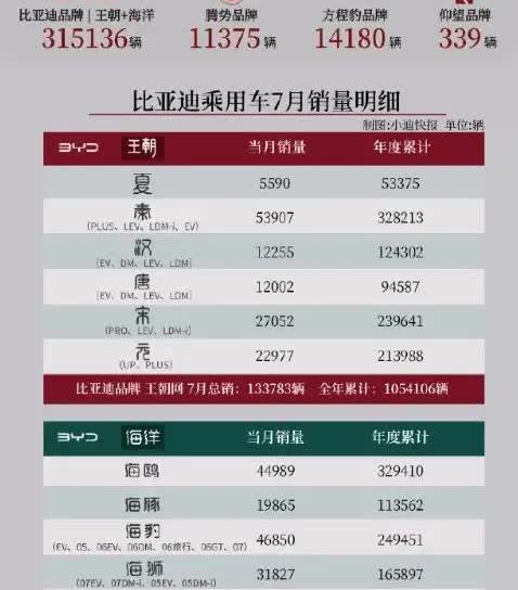 比亚迪虚报数据，他们公布7月份小海鸥的销量是44000+，实际只有22000+，