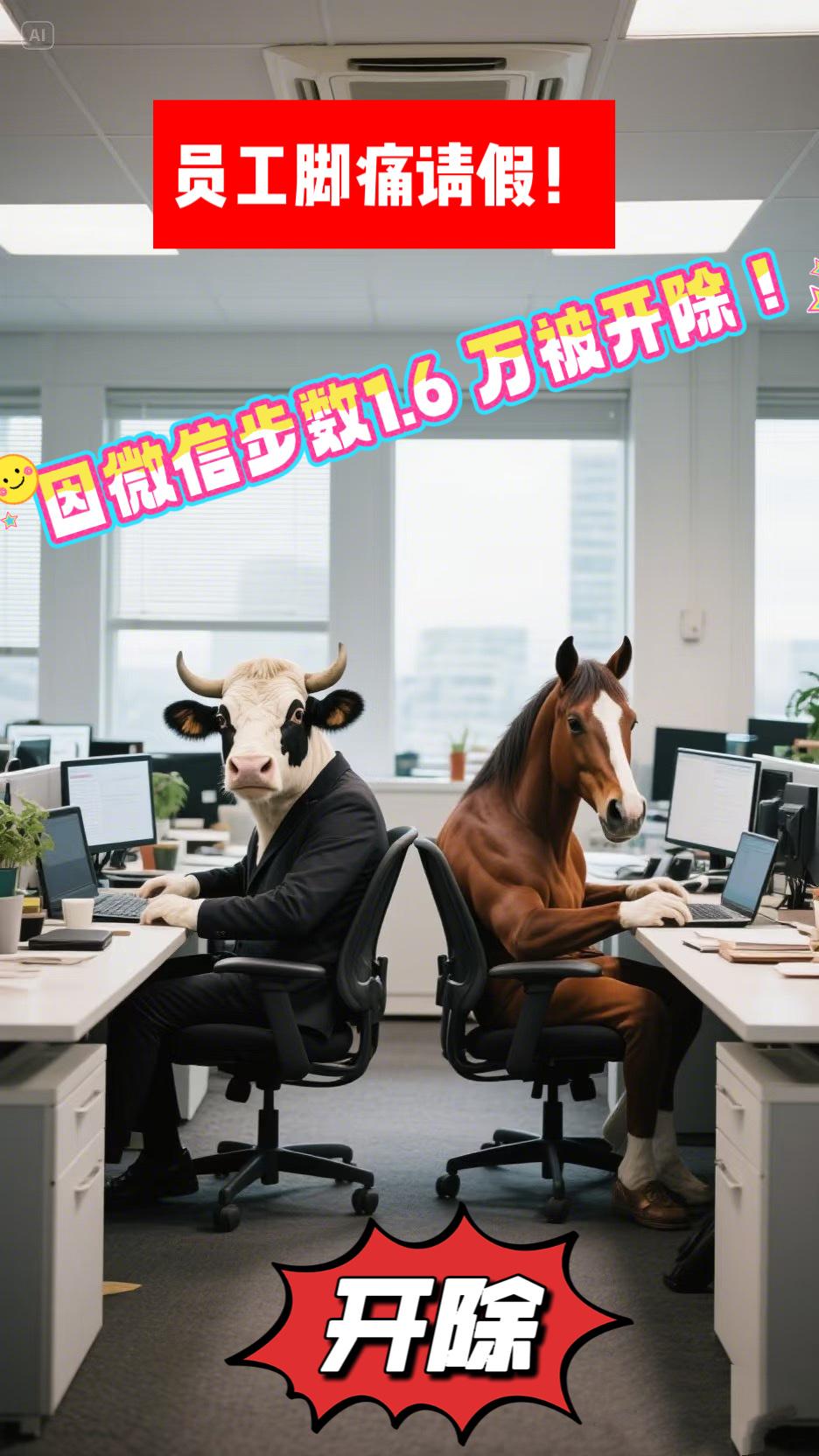 微信步数1万6,直接把请假员工开了?这老板的操
