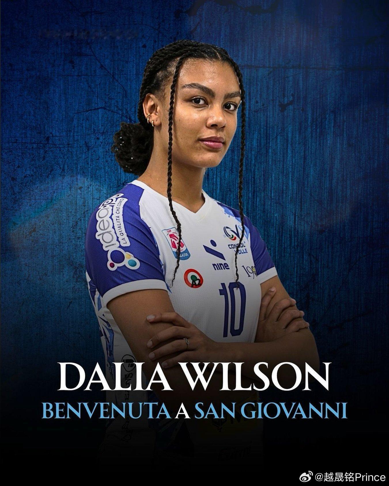 🔵⚪️庄宇珊的新队友：康索利尼1907俱乐部宣布土耳其籍副攻手达莉亚·威尔逊