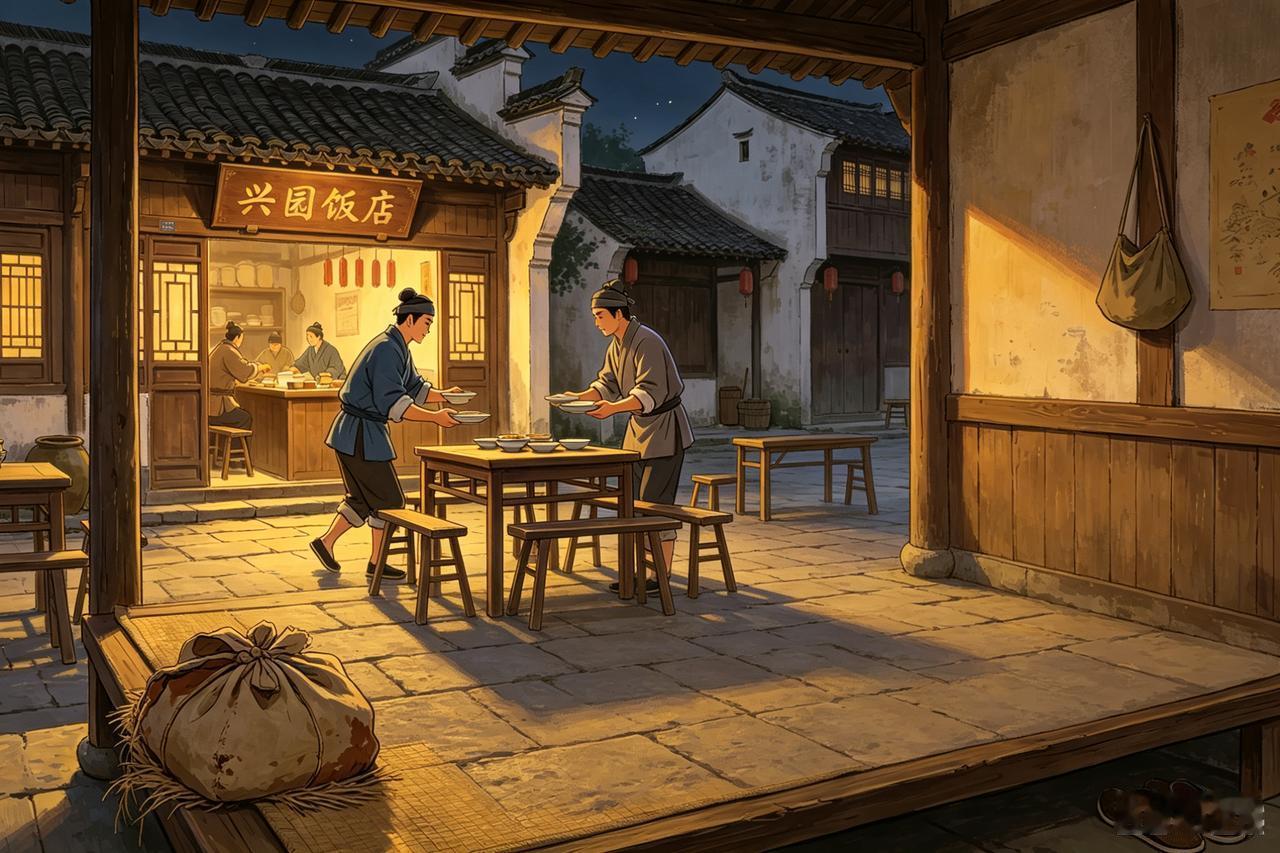 有些玩笑，开不得。清朝年间，江南某地有家兴园饭店。店面不大，但地段好，生意红