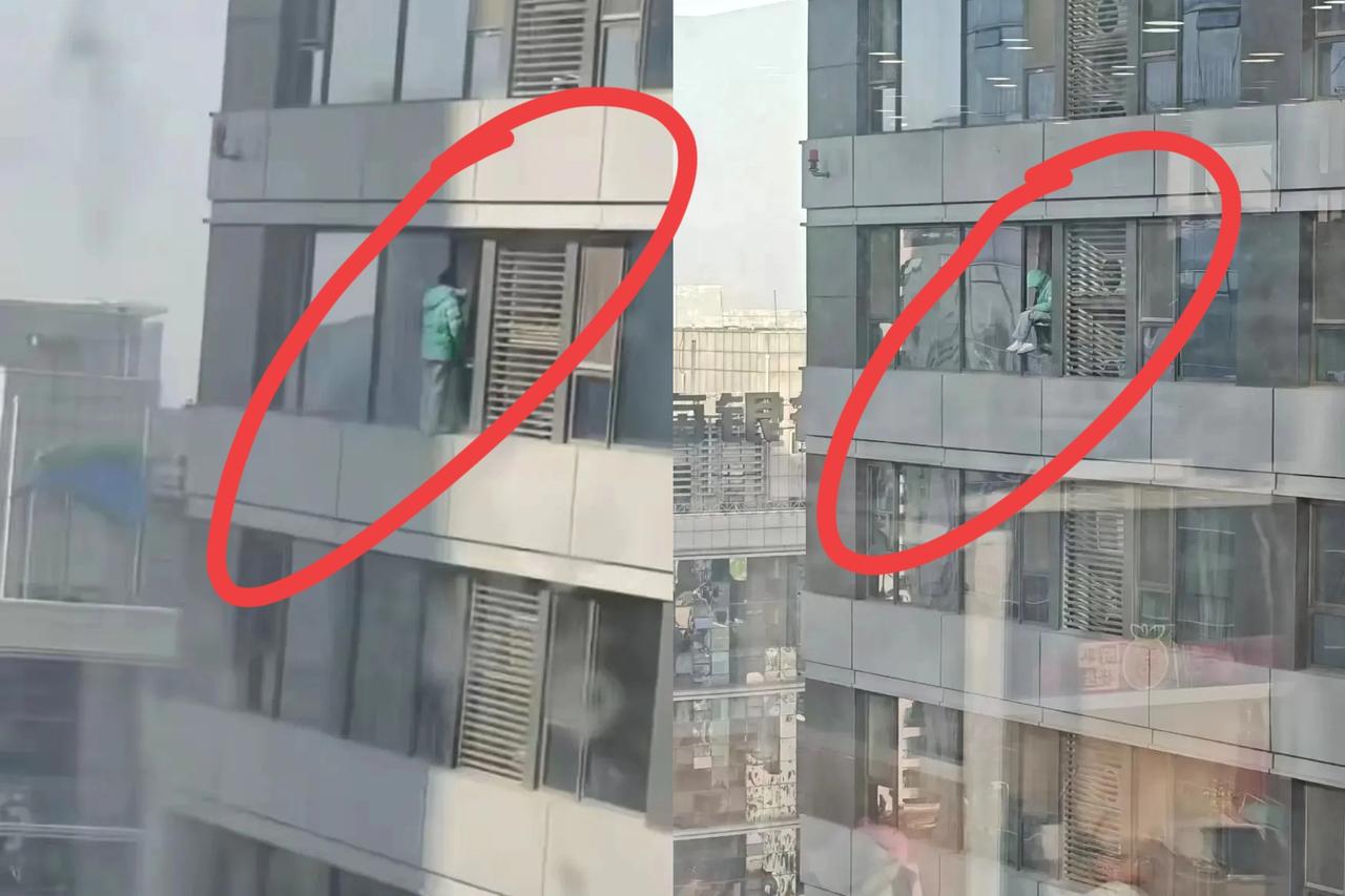 石家庄万象城又出事了！11月11日中午，一名女子从C座坠楼，目击者眼睁睁看着她在