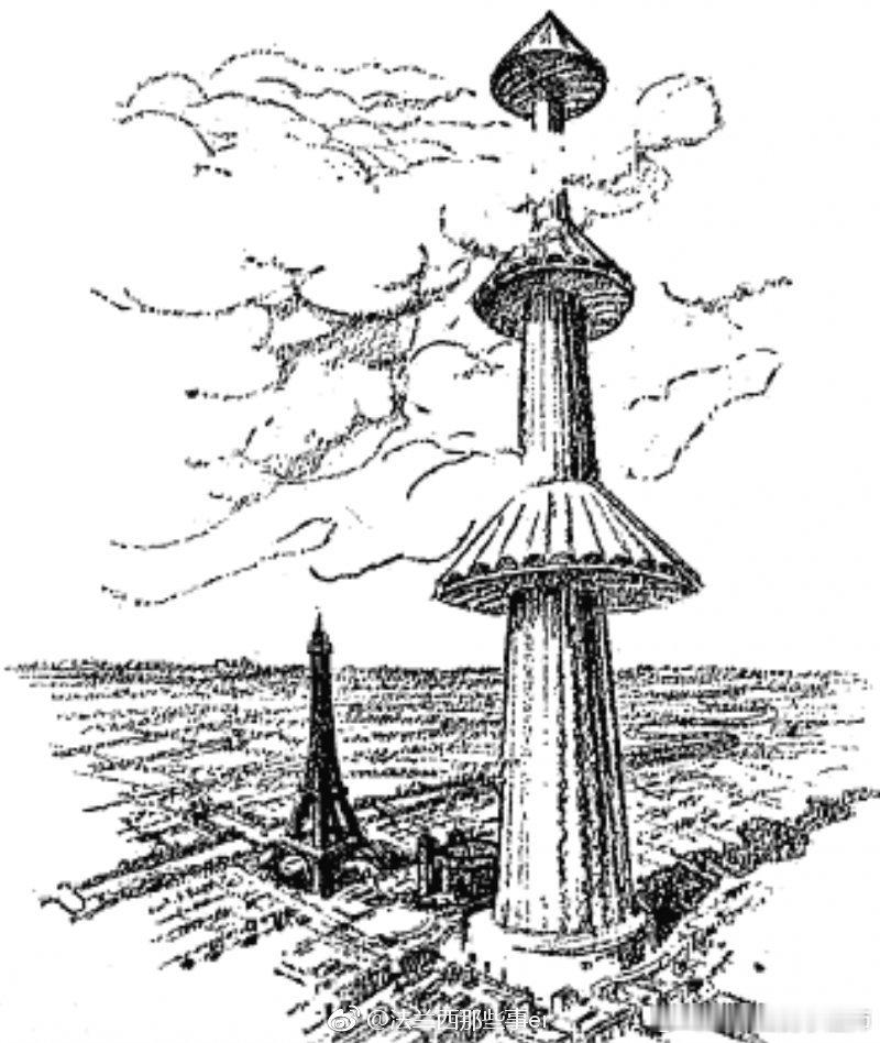 三个法国人关于巴黎埃菲尔铁塔的脑洞：图1：1933年希特勒上台之后开始了纳粹道路