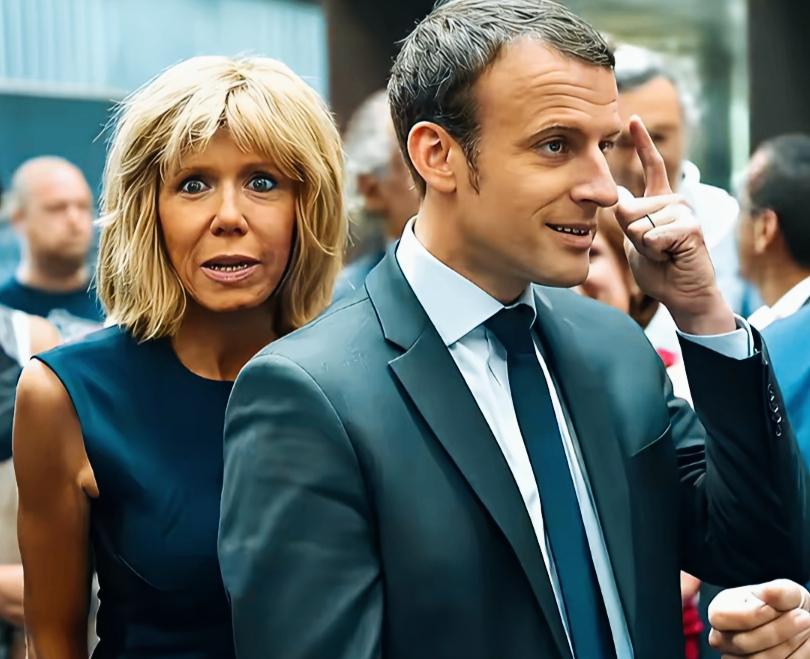 马克龙妻子布丽吉特的眼神和表情是什么意思呢？布丽吉特的眼神看起来，是不是特点十