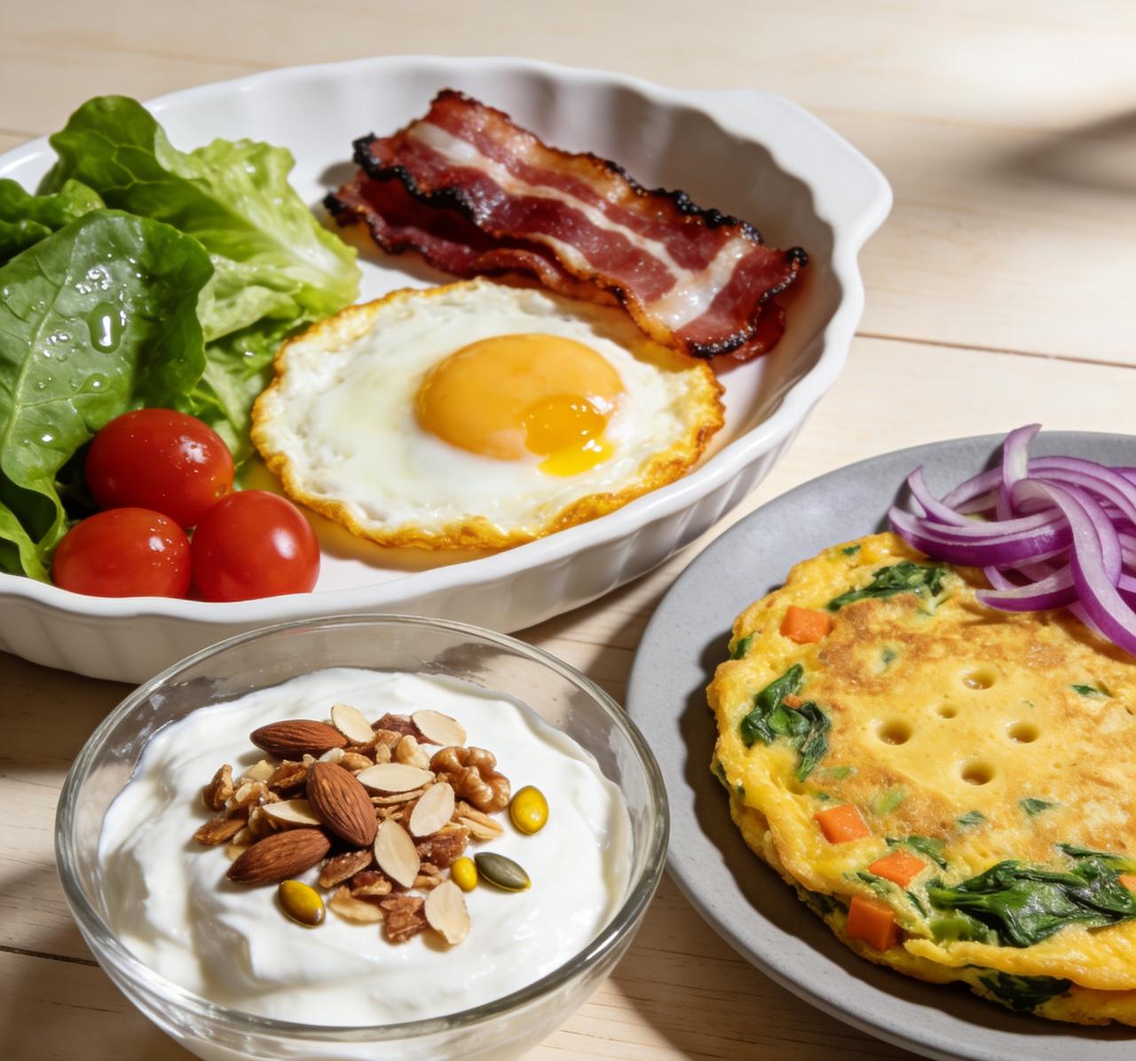 一项研究显示，早餐减少碳水摄入有助于稳定全天血糖。该研究将参试者分为低碳与高碳早