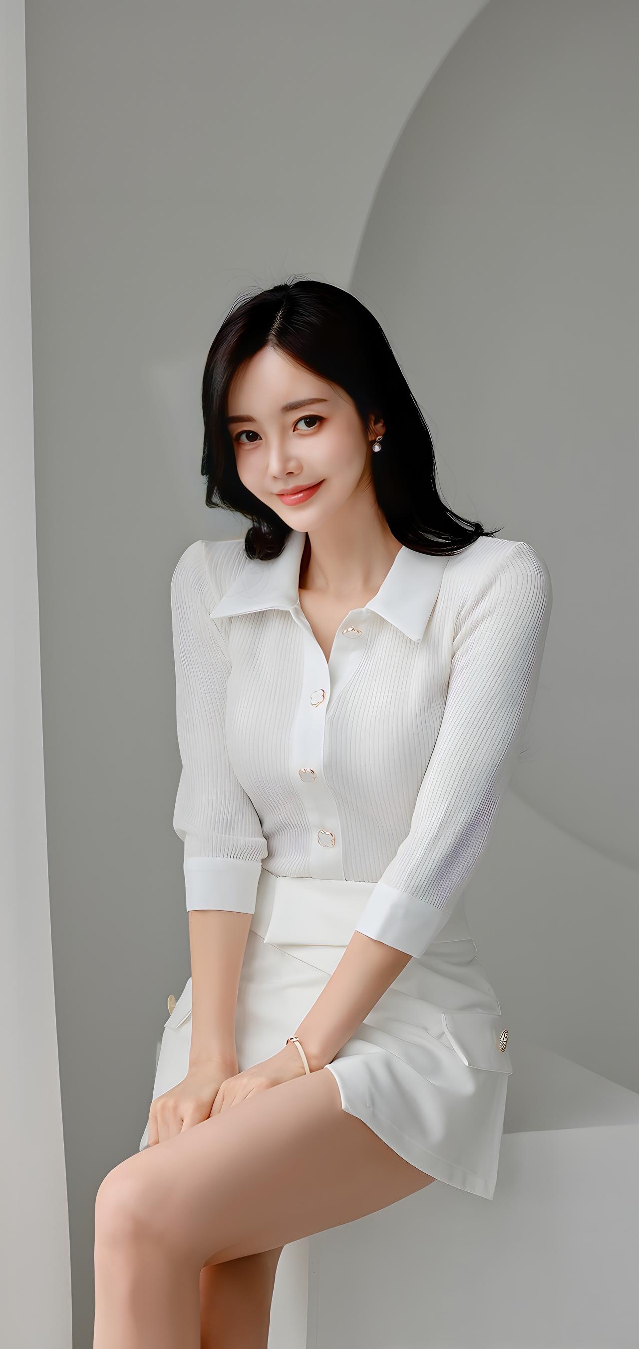 优雅白裙穿搭，简约时尚，气质满满！👗💄👠