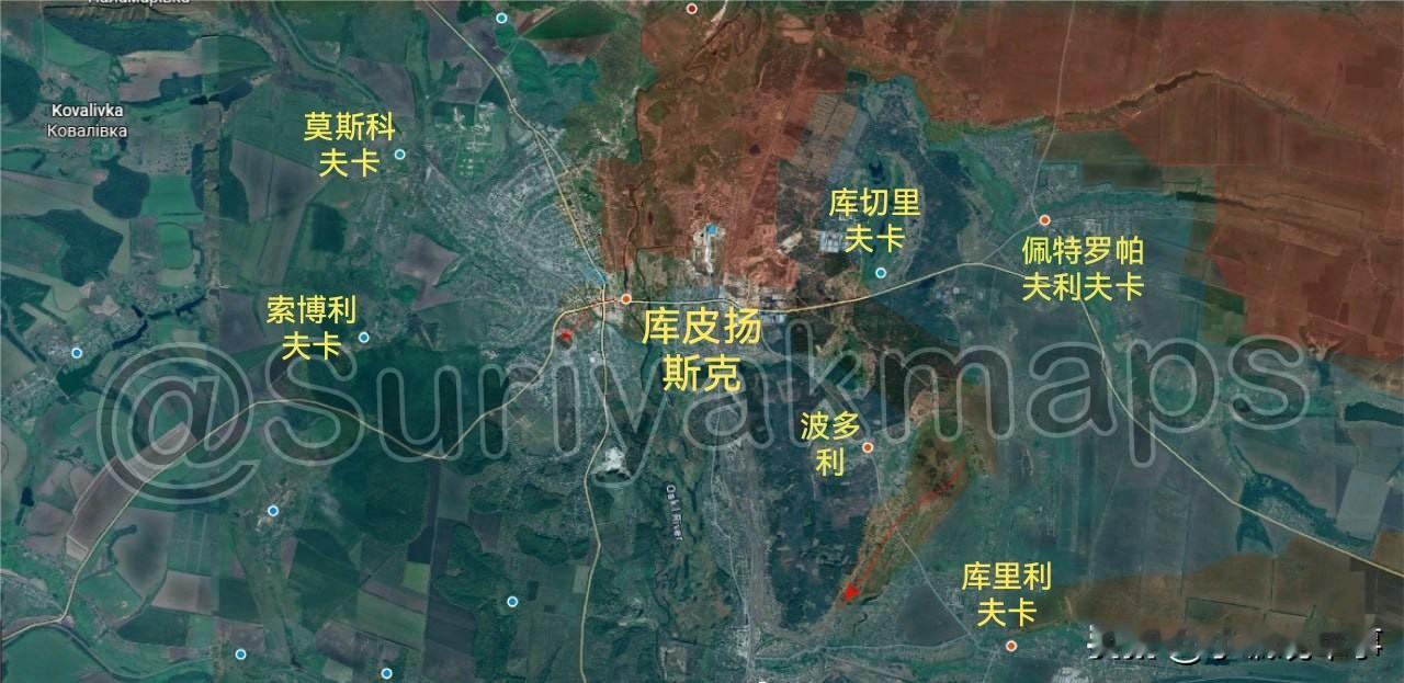 1月11日—12日的俄乌战报：1.哈尔科夫州前线：①库皮扬斯克之战仍在继续