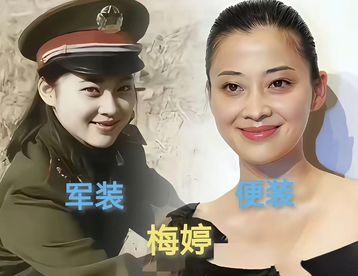 真是人靠衣装马靠鞍，这话一点不假！女明星换上军装，瞬间英气逼人，英姿飒爽又干练，