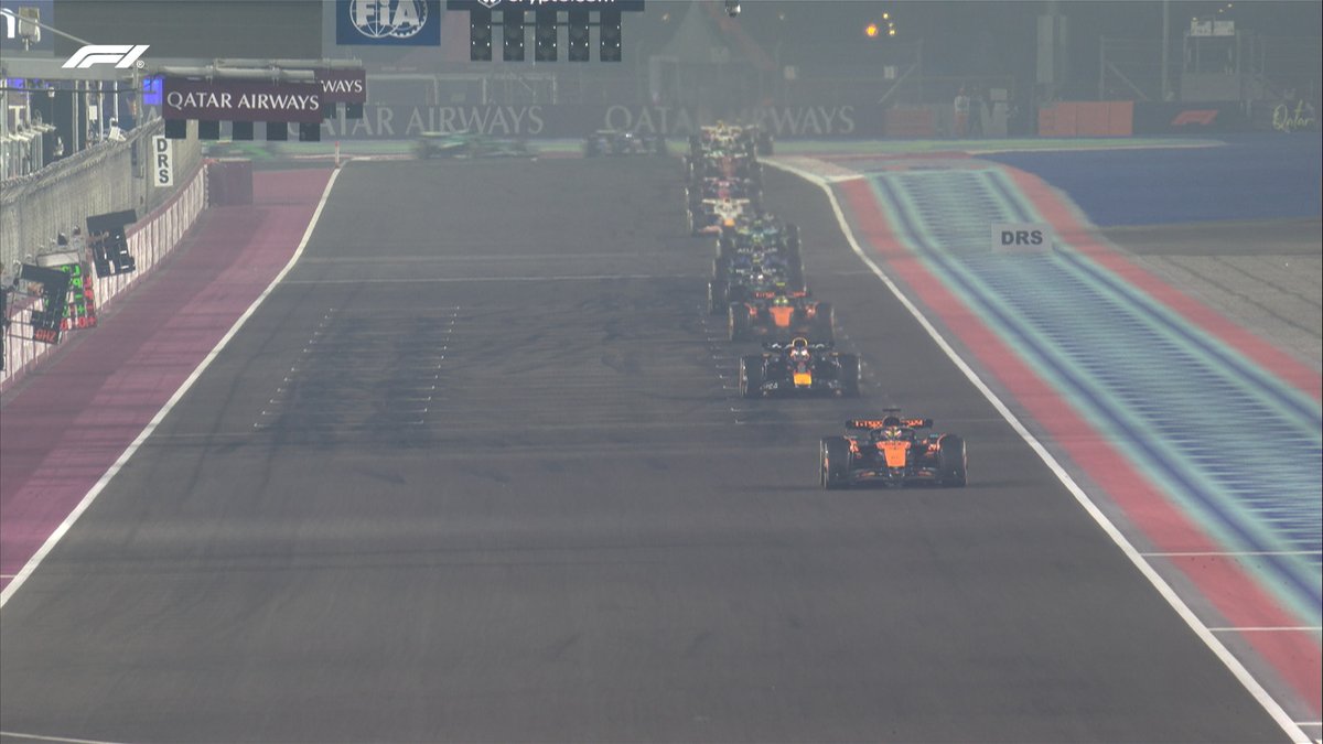 F1官方: 卡塔尔大奖赛首圈前十名公布