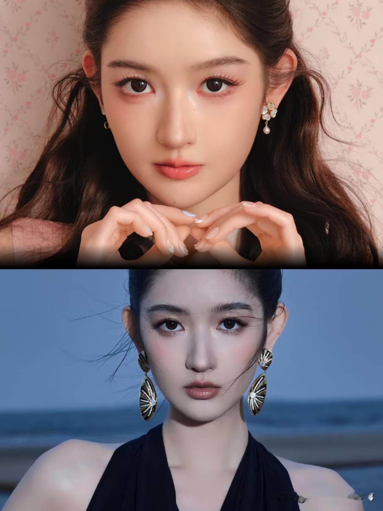 王玉雯真的太适合跳出网红妆了！以前总没get到她的颜值，直到看了化妆师给她化妆的