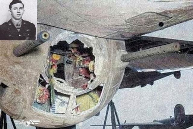 1944年7月16日，B-17球形炮塔射手杰拉德·C·安塔利亚在执行对德国腹地的