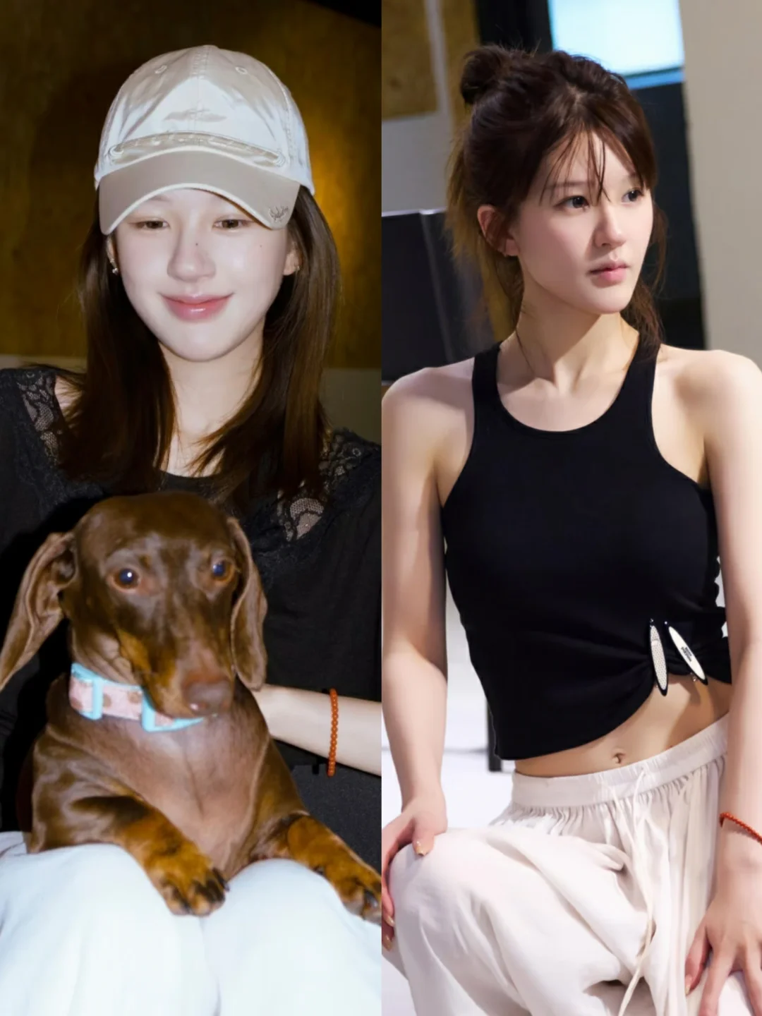 赵露思彩排私服！蕾丝钻衫氛围感绝了~