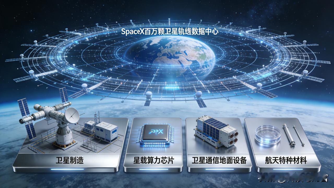 SpaceX百万颗卫星轨道数据中心申请获FCC公示，太空算力股价偏高还是迎来新