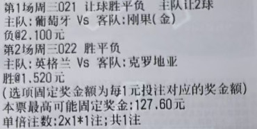 阿豪世界杯：No.1021世界杯葡萄牙vs刚果(金)让负2-12-2No
