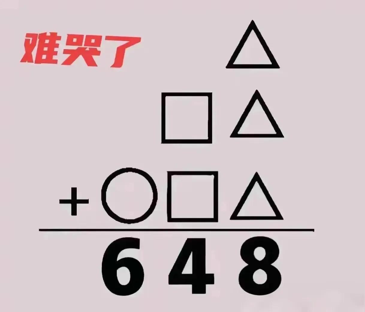 五年级闺女遇到的竖式谜题，把咱一家子都难住啦！这题看着是数字替换，三角、方框、圆