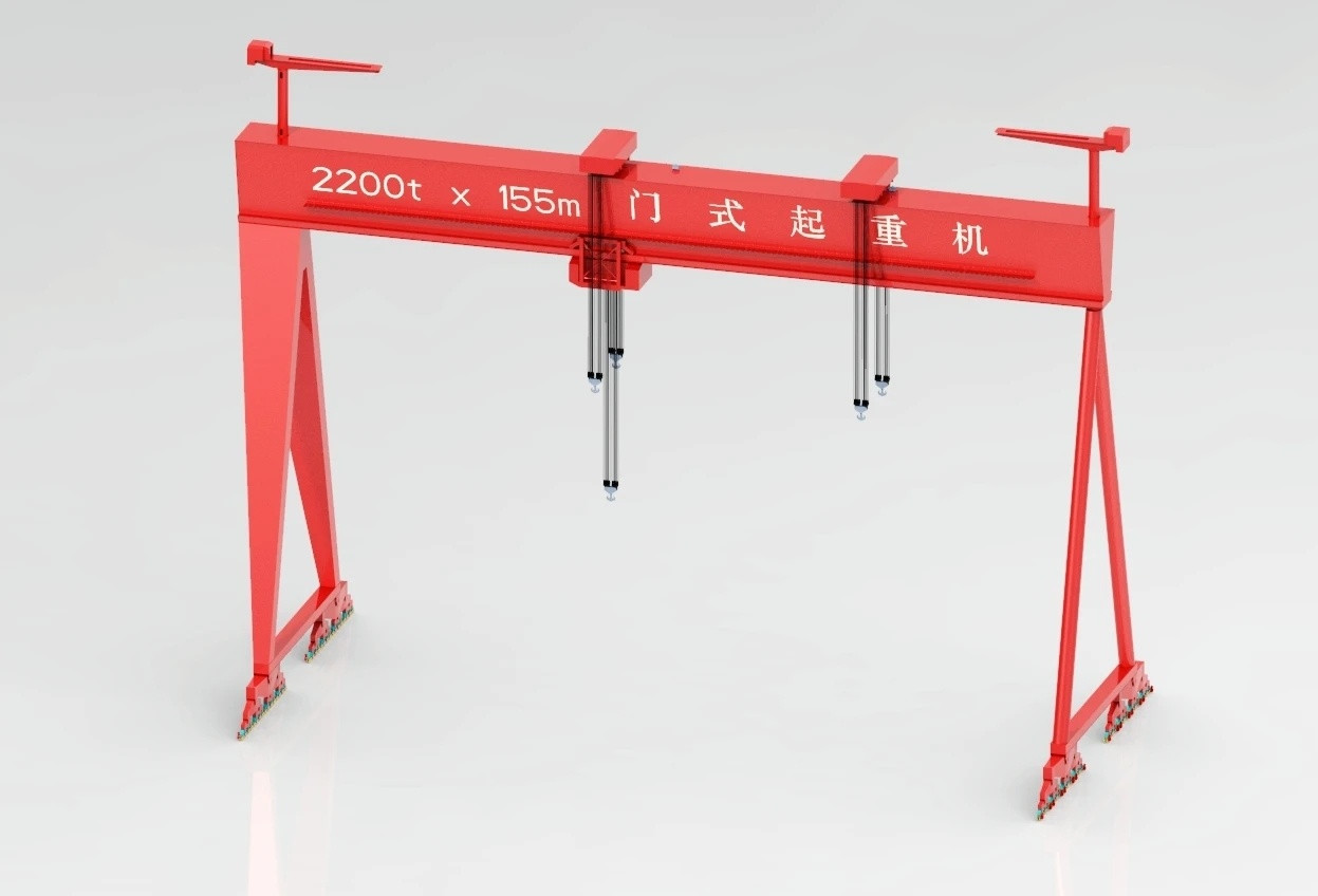 【中船集团史上最大龙门吊：外高桥2200t×155m门式起重机EPC总承包项目】