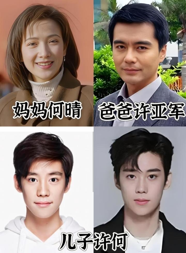 何晴的儿子，许何说：大家不要为我难过，很庆幸我很幸福。妈妈虽然走了，但是