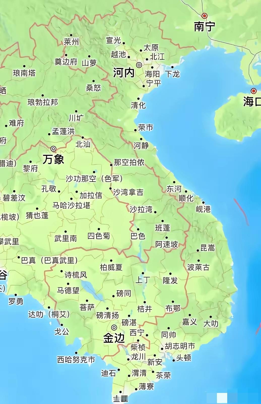 越南仇华的根子在胡志明！表面靠近中国，是为了从中国拿土地拿支援，但骨子里却是要与