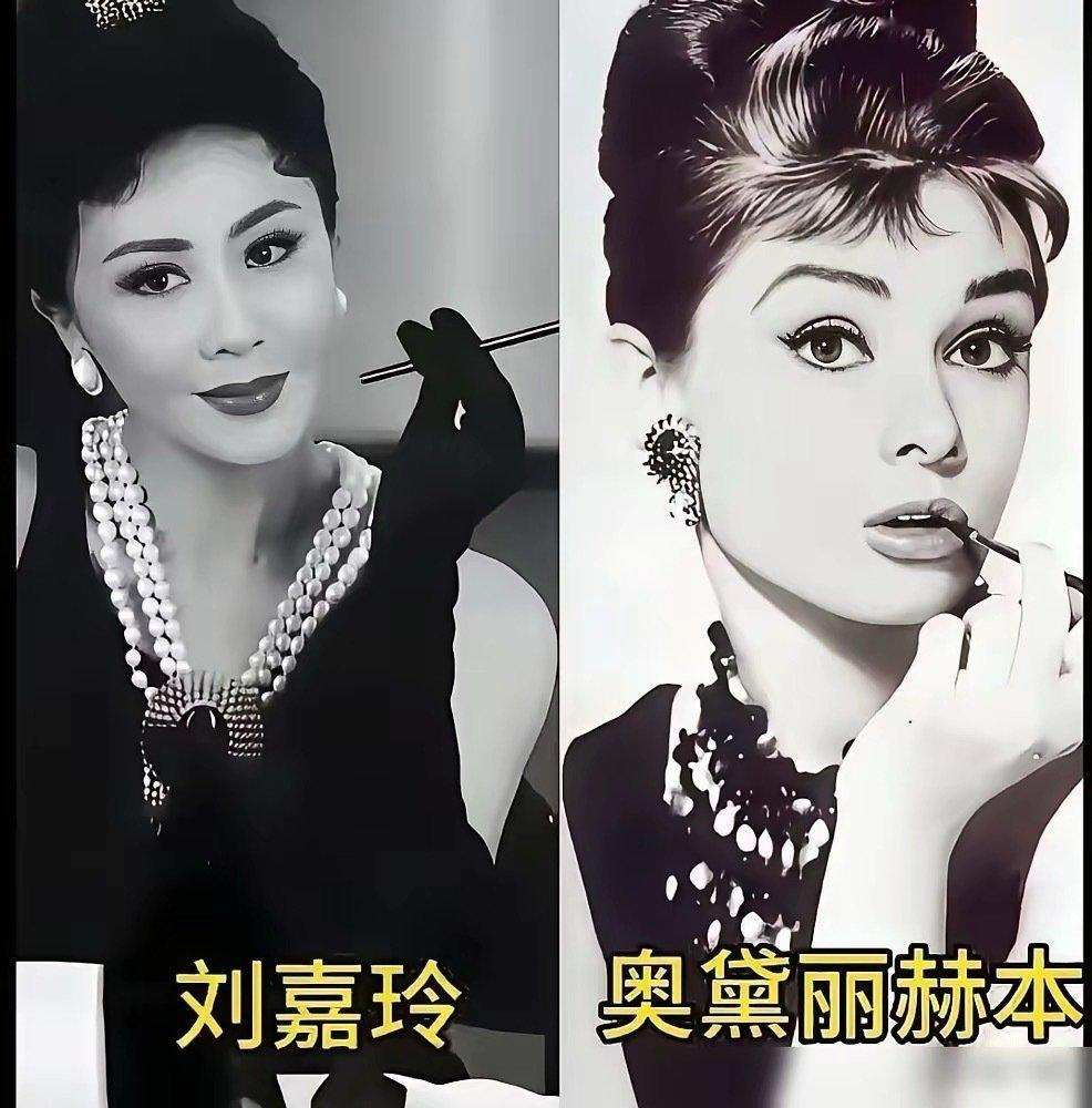 看看哪一个女明星模仿奥黛丽赫本最像？​