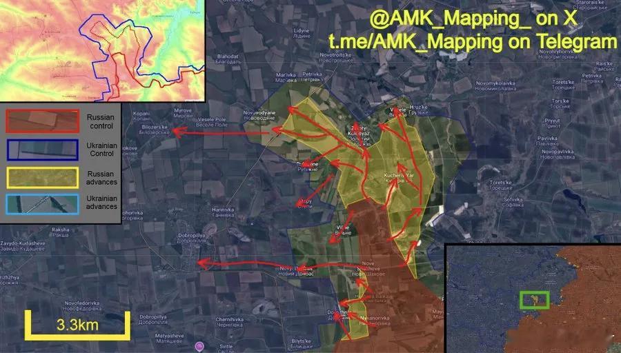 大兵团、大穿插，俄军杀穿乌顿巴斯最后一道防线！8月10日，俄军在红军城北部实现