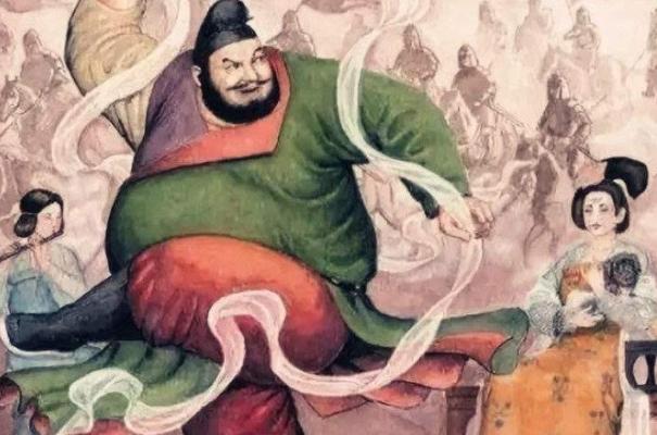 段氏低声劝了一句：“陛下可要小心了。”安禄山听后，发出一声模糊的笑。这个半瞎、遍