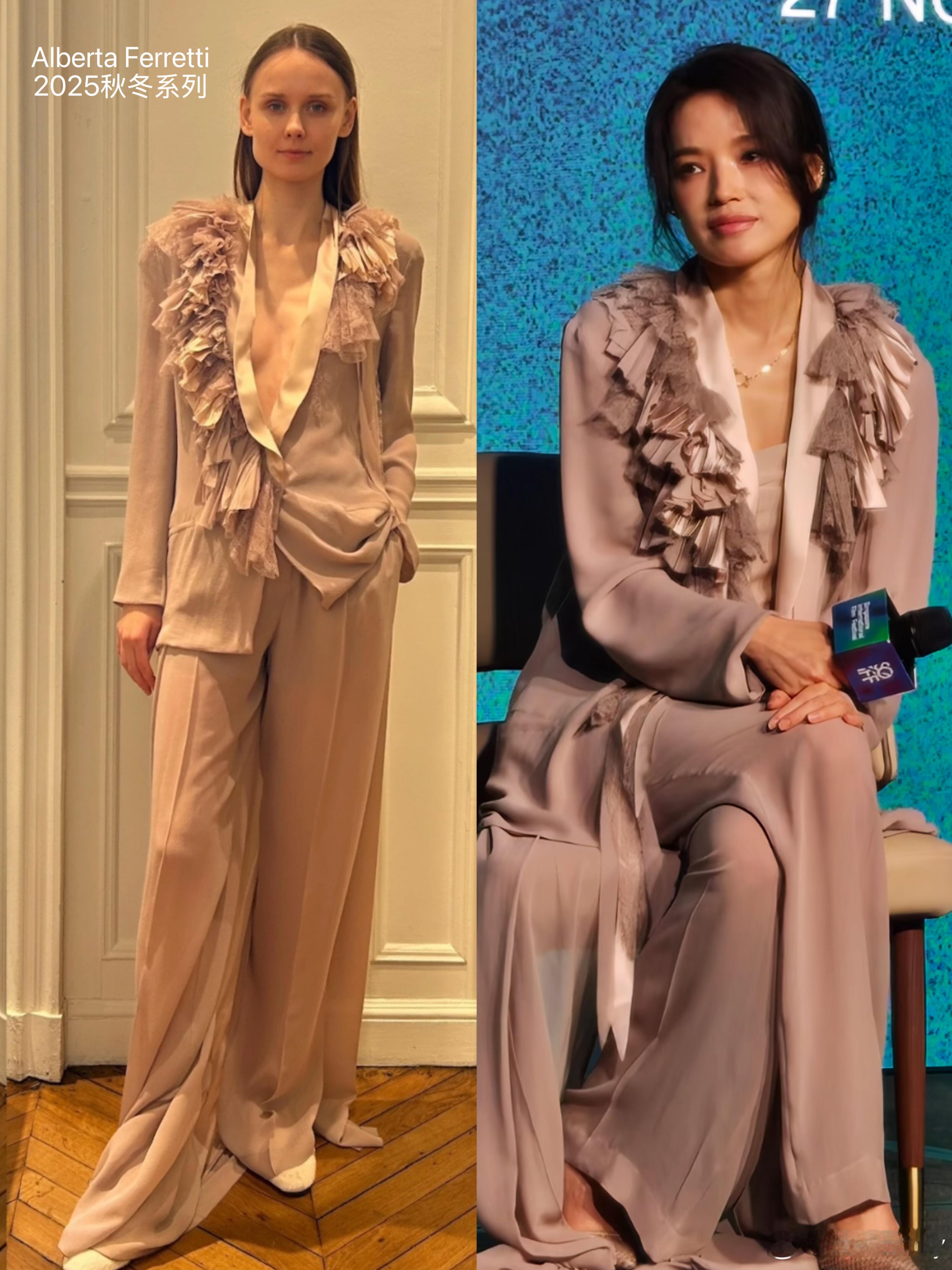 舒淇携导演首作《女孩》亮相新加坡电影节，穿着AlbertaFerretti2