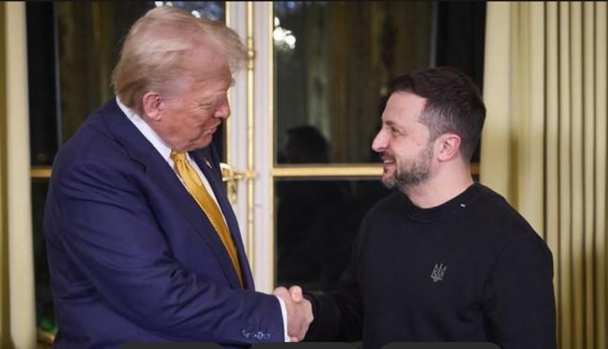 在瑞士达沃斯论坛上，泽连斯基的一句话震碎了欧洲人的三观。他说，英德法派30几个