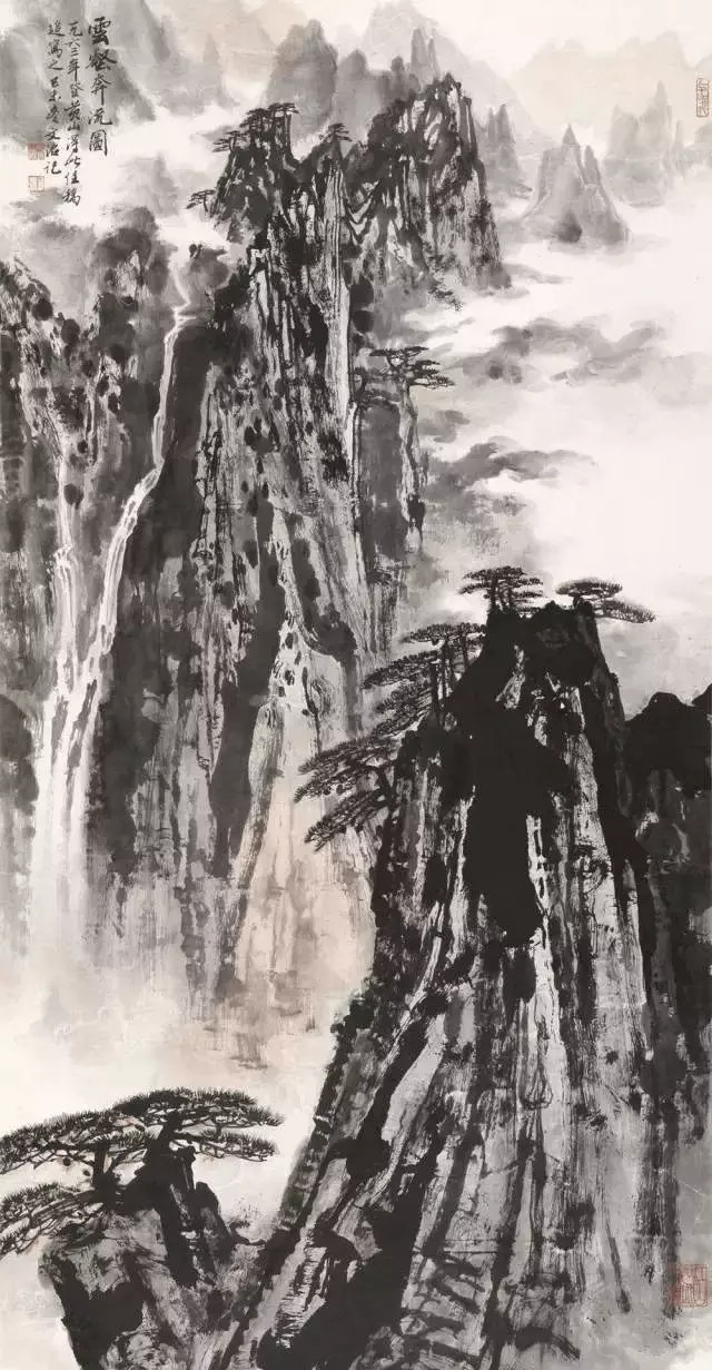 宋文治（1919-1999），现代画家。江苏太仓人。早年从张石园学习山水，后得陆