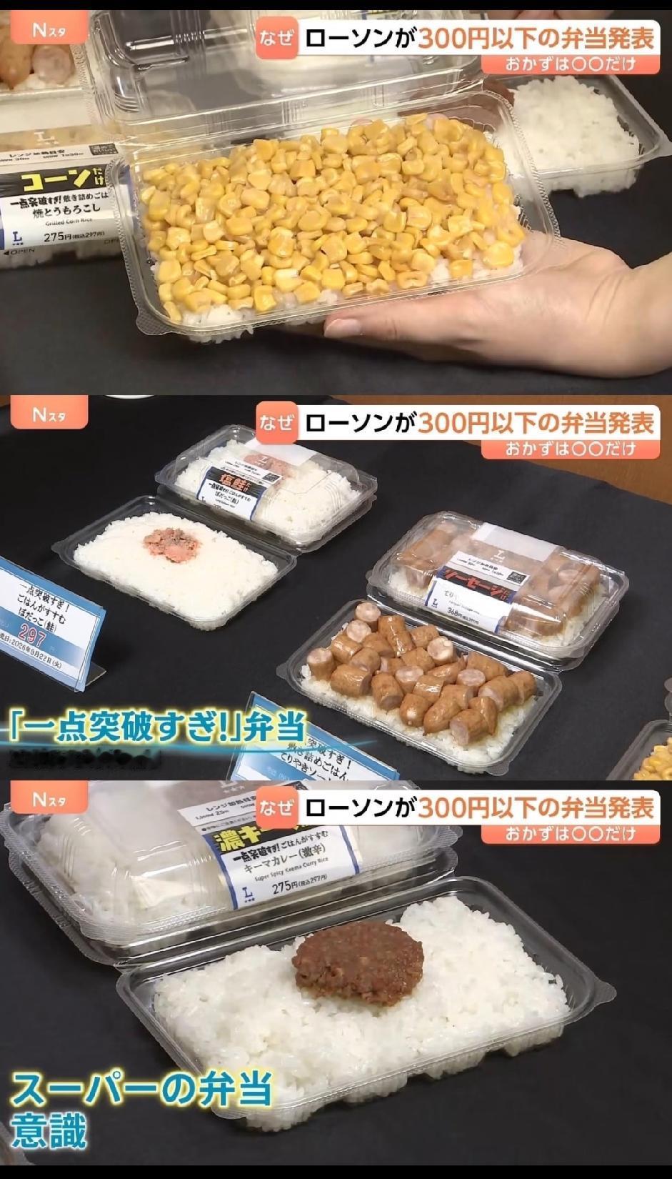 日本300日元一盒的便当，大家觉得如何。300日元确实不贵，人家毕竟发达国家收