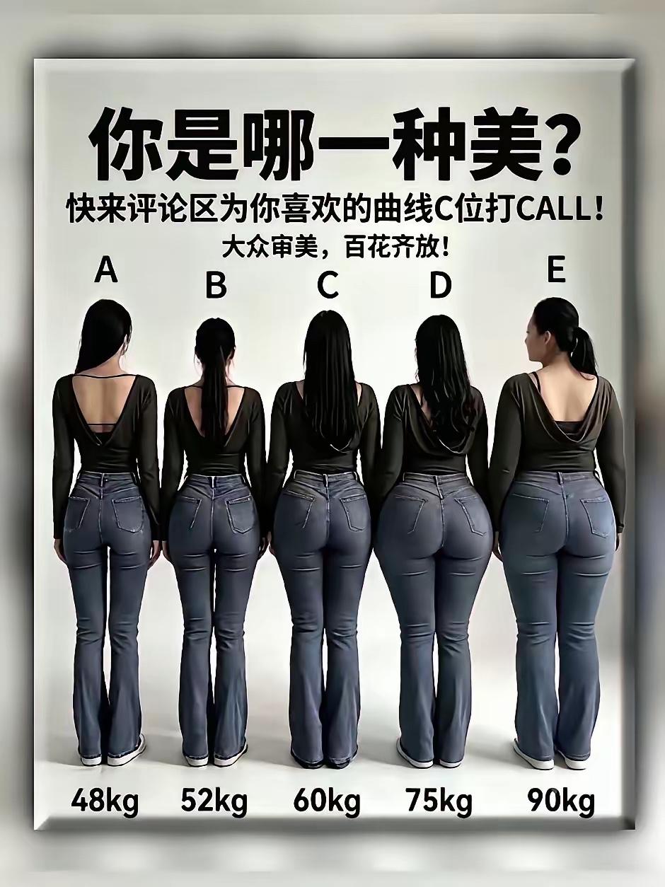 A-E，你喜欢哪一款身材