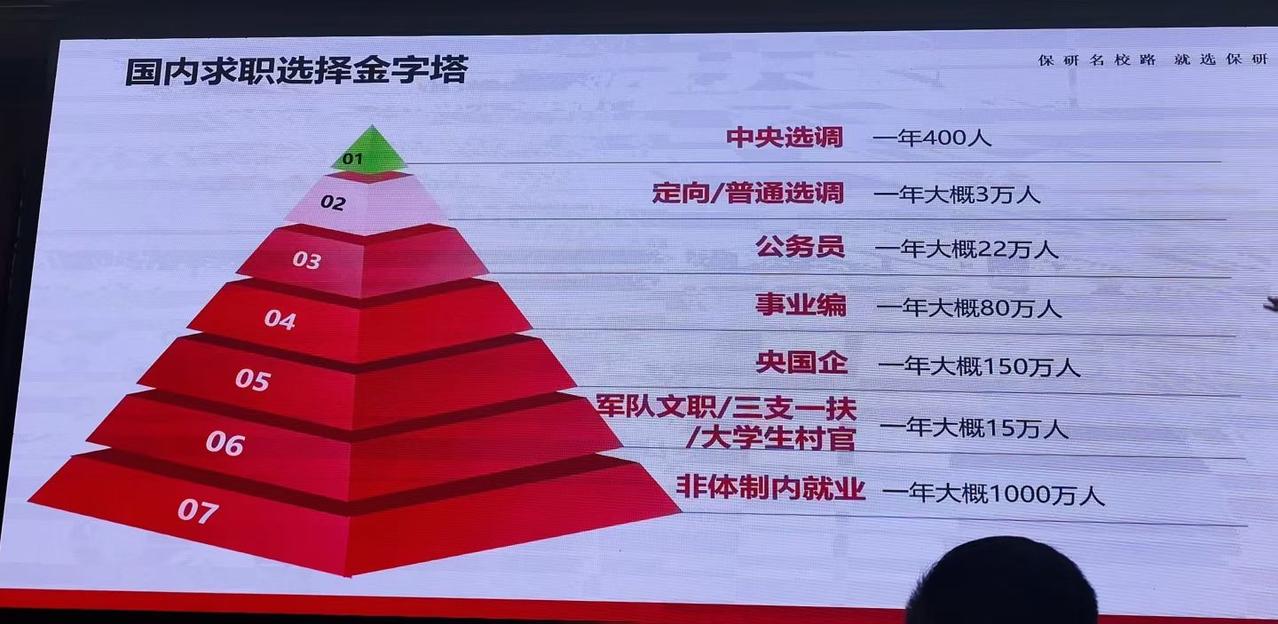 从"求职金字塔"看当代大学生的就业困局与选择逻辑最近，乐老师从网上看到一张