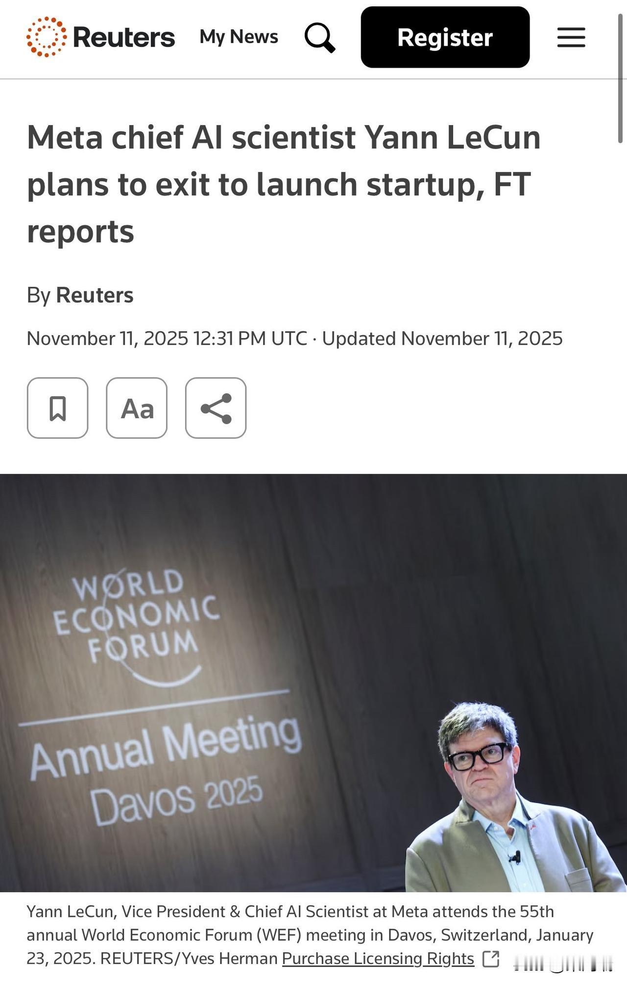 65岁被28岁管，Meta首席AI科学家不干了！一场人事动荡，揭社群巨头技术路线