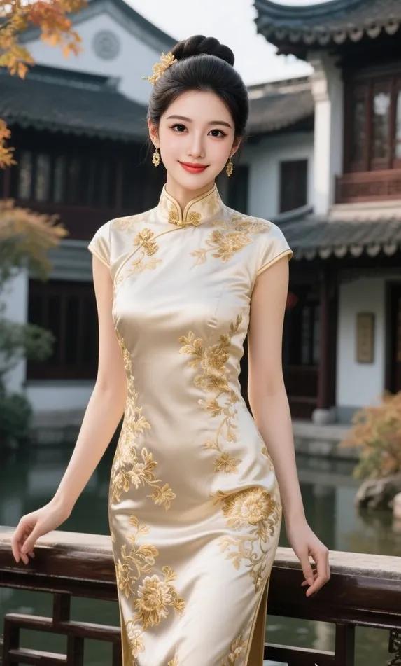 女生穿旗袍可以有多好看?