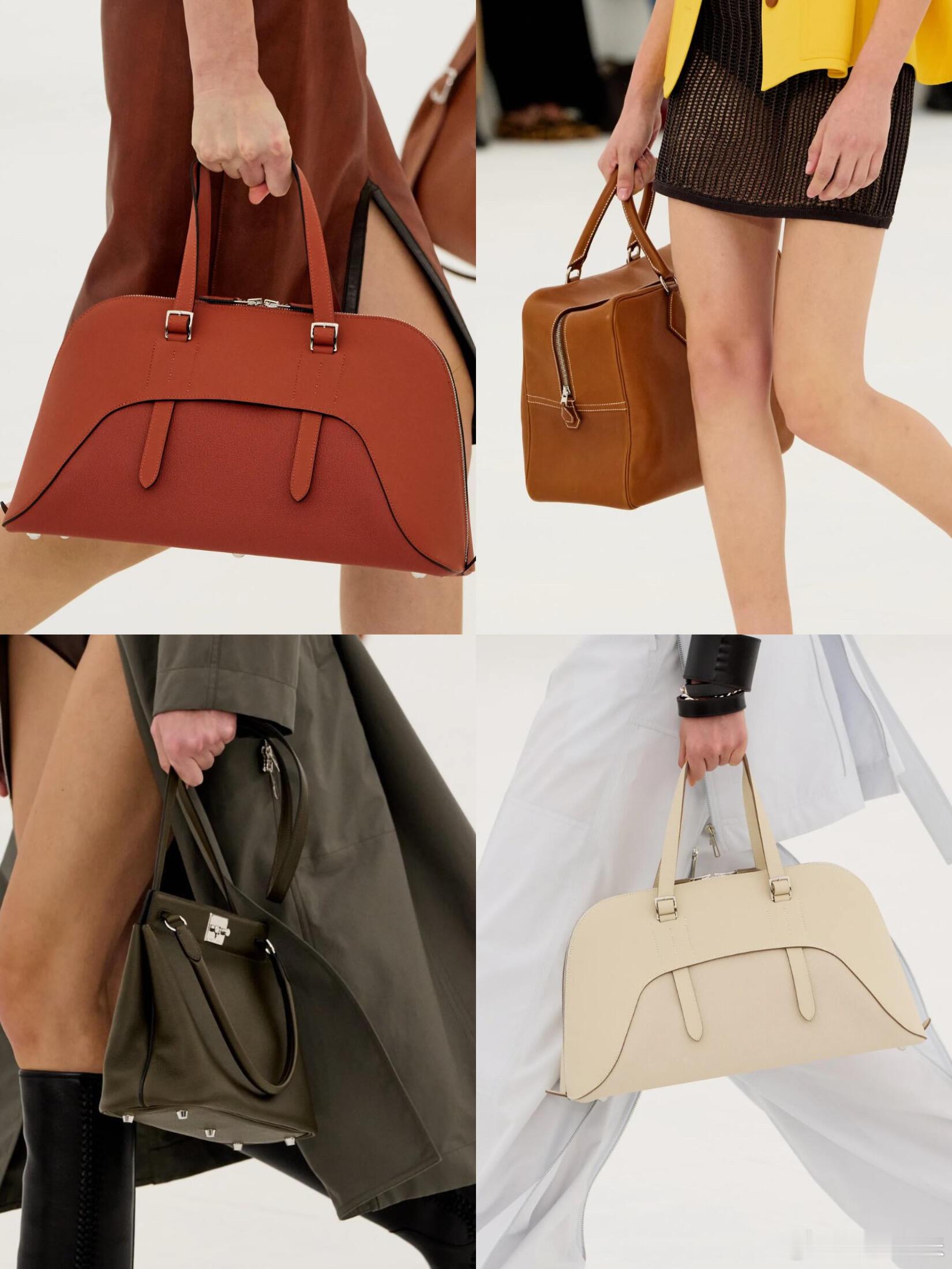 手袋crushHERMÈS27春夏包包。只能说中规中矩，惊喜不大。爱马仕大秀